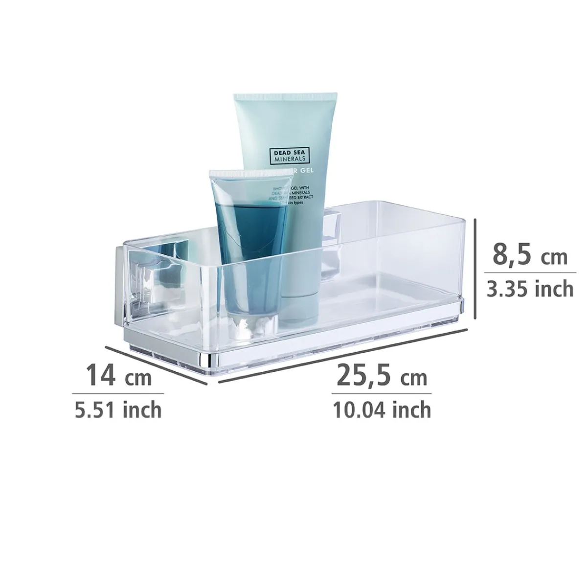 Outlet Wenko Vacuum-Loc Wandablage Quadro