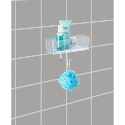 Clearance Wenko Vacuum-Loc Wandablage Quadro mit Haken