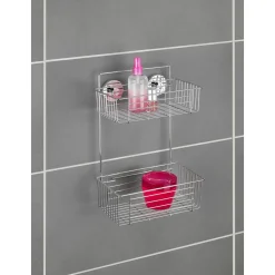 Best Wenko Vacuum-Loc Wandregal Bari 2 Etagen