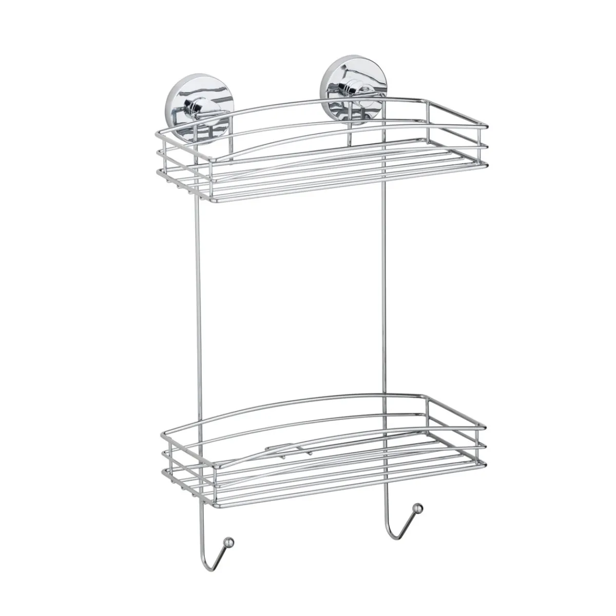 Clearance Wenko Vacuum-Loc Wandregal 2 Etagen