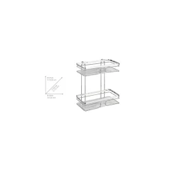 Clearance Wenko Wandregal Premium 2 Etagen