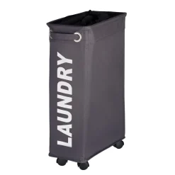 Discount Wenko Wäschesammler Corno grau 43 l