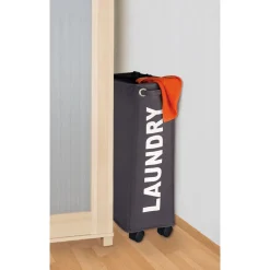 Discount Wenko Wäschesammler Corno grau 43 l