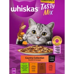 Best Whiskas Multipack Country Collection in Sauce 24 x 85 g