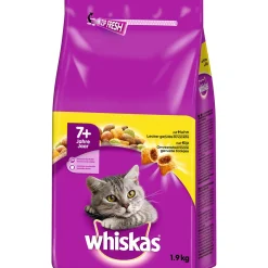 Clearance Whiskas Trocken 7+ Huhn 1,9kg