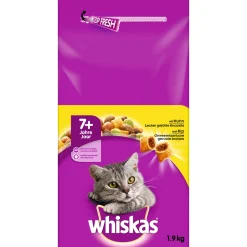 Clearance Whiskas Trocken 7+ Huhn 1,9kg