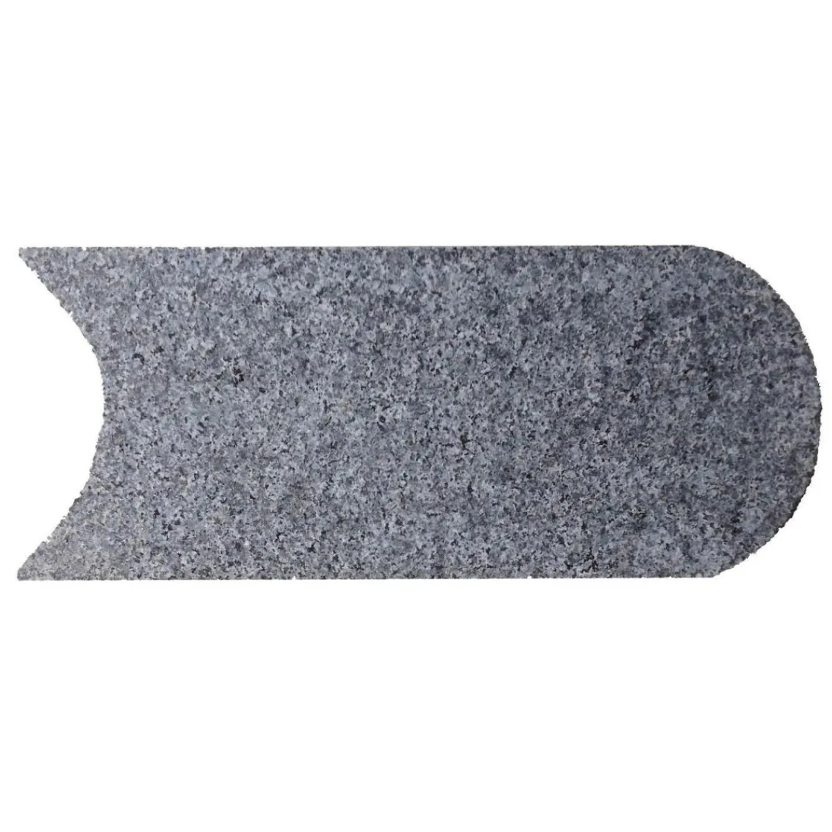 Best Wingart Granit-Mähkante 24 x 10 cm grau-graphit