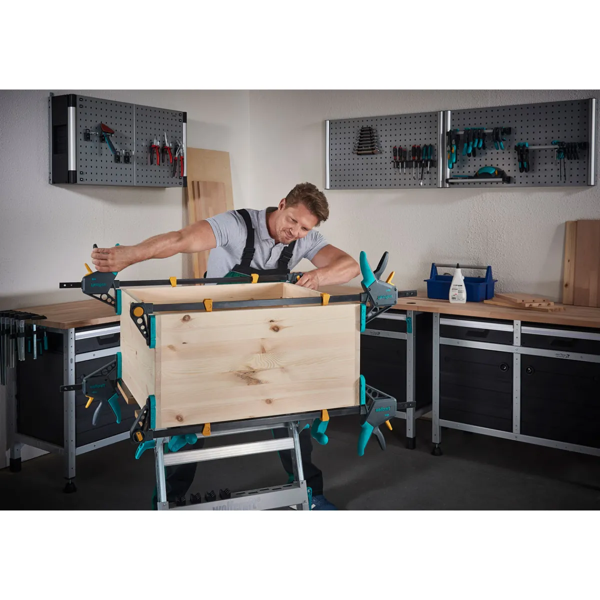Sale Wolfcraft Einhandzwinge EHZ PRO 100/700 mm