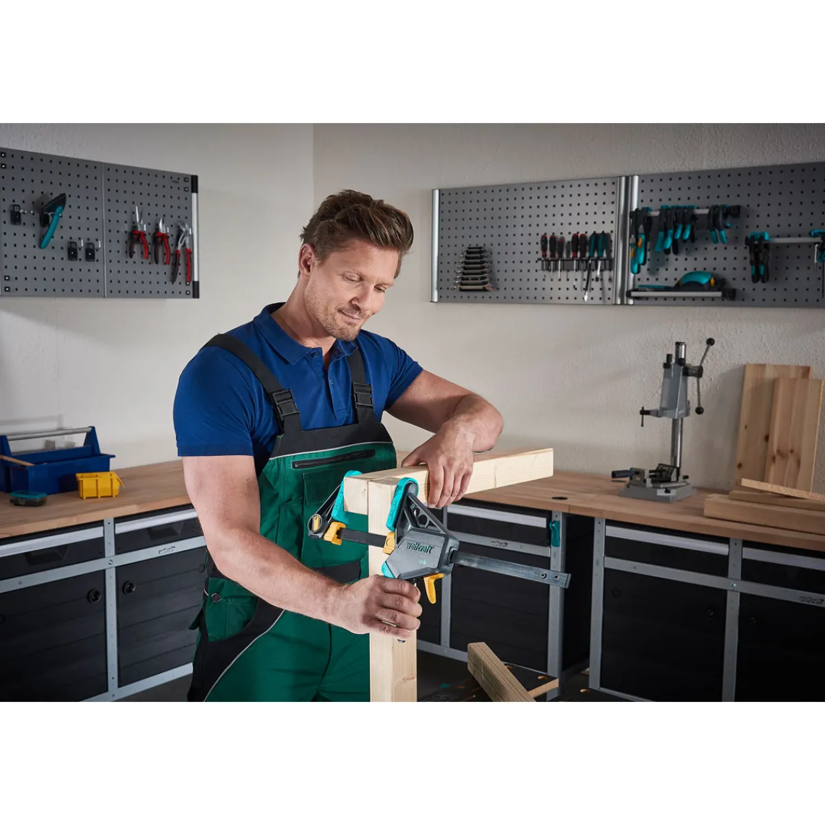Sale Wolfcraft Einhandzwinge EHZ PRO 100/700 mm
