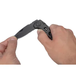 Sale Wolfcraft Freizeitmesser mit klappbarer gezahnter Klinge