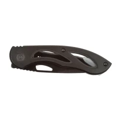 Wolfcraft Freizeitmesser mit klappbarer glatter Klinge