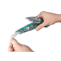 Best Wolfcraft Profi-Trapezklingen-Messer mit Feststehklinge