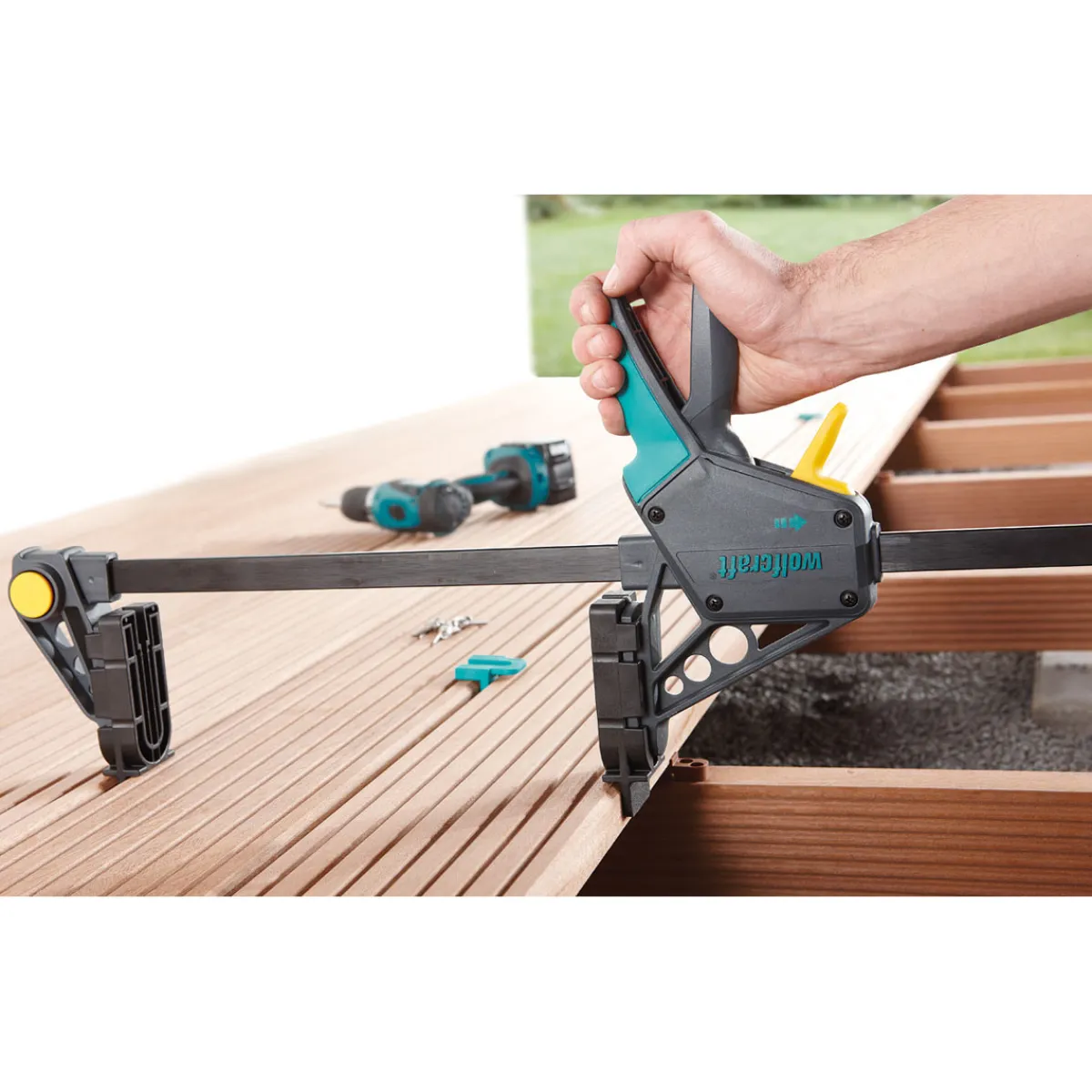 Hot Wolfcraft Terrassenbau-Set 11- teilig
