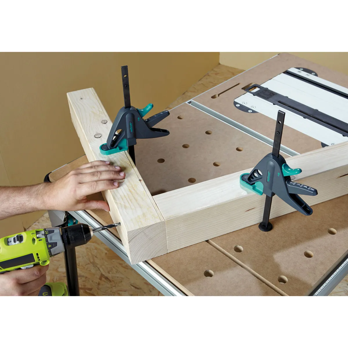 New Wolfcraft Werktischspanner PRO 65-150-W