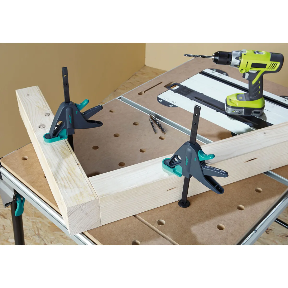 New Wolfcraft Werktischspanner PRO 65-150-W