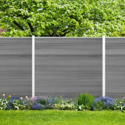 Online WPC-Steckzaun-Element Cora Line 179 x 14 cm 6er-Pack