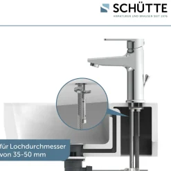 Online Schütte WT-Armatur Derby chrom Kartusche mitkeram.Dichtungen inkl. Exzentergarnitur