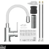 Outlet Eisl WT-Armatur Flexo chrom weiss Cold StartSchnellmontage ohne Ablaufgarnitur