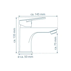 Clearance Schütte WT-Armatur Futura chrom Keramik-Kart.inkl. Exzentergarnitur DVGW-zertifiziert