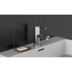 Online Schütte WT-Armatur Unicorn chrom mit Eco-Klick-Kartusche inkl. Exzentergarnitur