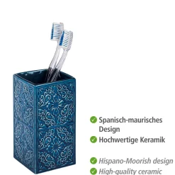 Wenko Zahnputzbecher Mod. Cordoba dunkelblau