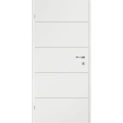 Online Zimmertür Sylt DIN L weiß x 1 cm
