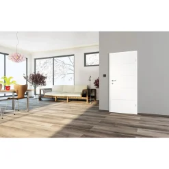 Online Zimmertür Sylt DIN L weiß x 1 cm